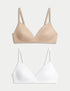 Marks & Spencer"2pk Non Wired First Bras AA-D"
